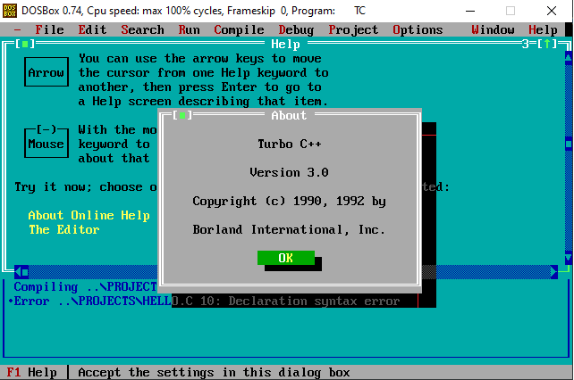 Turbo C/C++